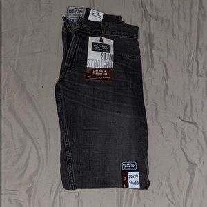 Dark Slim straight jeans